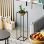 Aberto Design Maceta Decorativa GED-020-A Negro y Dorado